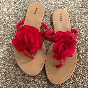 Ricki’s women’s flower sandals